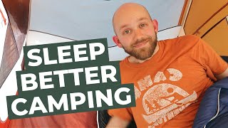 How To Sleep Comfortably in a Tent Camping Tips [upl. by Kramlich]