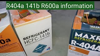 R404a R600a 141b refrigerant details zkmultitech [upl. by Puett7]