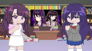 Danganronpa 2 and DDLC react to Mikan Tsumiki vs Yuri [upl. by Juan818]