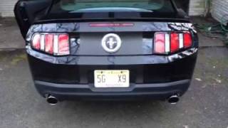 20112014 mustang v6 borla atak catback exhaust [upl. by Adler]