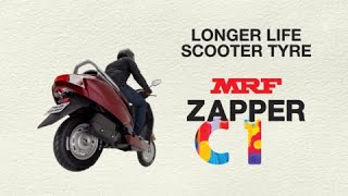 MRF Zapper C1  Longer life Tyre for Scooters  10 Seconds [upl. by Emery]