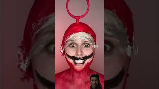 what teletubis😱halloween makeup funny [upl. by Yrrek55]