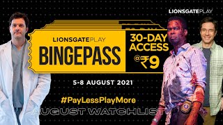 Binge Pass Lionsgate Play Subscription at rs9  lionsgateplay [upl. by Aymer]