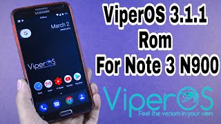 ViperOS v311 ROM 712 for Note 3 N900 [upl. by Lecirg]