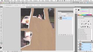 InfiniteSkills  Photo Restoration With Photoshop Tutorial  Reassembling Torn Photos [upl. by Ytiak]