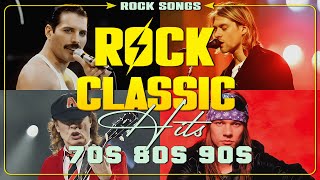 Classic Rock Songs 70s 80s 90s Full Album  ACDC Metallica Nirvana Queen Pink Floyd Bon Jovi [upl. by Audra]