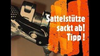 Sattelstuetze sackt ab MTB  Tipp  FOX Transfer Dropper [upl. by Standley]