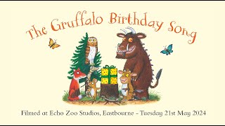 Julia and Malcolm Donaldson sing The Gruffalo Birthday Song [upl. by Dannon]