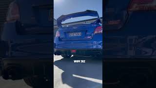 STI EJ257 cold start warm idle and accelerating sound xforce ej257 wrxsti [upl. by Letsou]