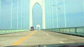 Claiborne Pell Bridge  Newport RI [upl. by Hallam]