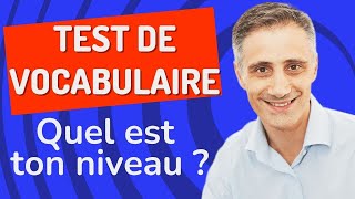 TEST DE NIVEAU ✅✅❌  Quel est ton niveau de vocabulaire en français [upl. by Sandye]