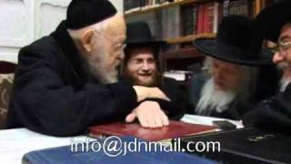 Rabbi Menashe Klein Gavd Ungvar meeting with R Elyashiv  Teves 5771 [upl. by Ranip223]