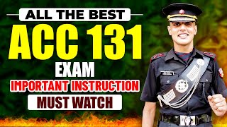 All The Best to ACC 131 Aspirants For Exam  Last Min Tips  ACC 131 Exam Preparation Strategy [upl. by Anaujal261]