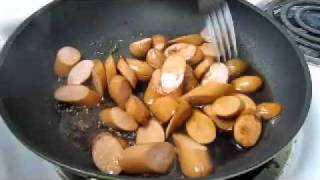 How To Make Sauteed Shoyu Teriyaki Weenies [upl. by Eseneg]