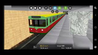 Hmmsim 2 Pyongyang Metro Cholima Line From Puhang to Pulgunbyol [upl. by Persian]