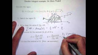 Centroid and double integrals [upl. by Larrie]