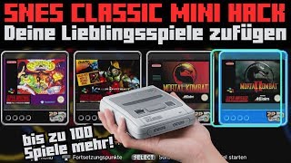 TUTORIAL Schnell amp einfach Deine Lieblingsspiele zum SNESMini hinzufügen Hakchi2 ver 220 [upl. by Llemart]