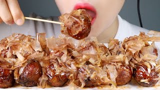 ASMR Takoyaki  Octopus Balls  Eating Sounds Mukbang [upl. by Ulick]