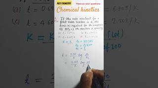 Q2chemicalkineticsclass12 neet chemistry jeemain previousyearquestions [upl. by Laohcin]