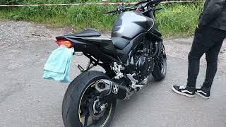 Honda Hornet 750 Arrow Exhaust Sound [upl. by Monaco]