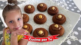 Nutellotti  Biscotti al Cioccolato Nutella [upl. by Swaine318]