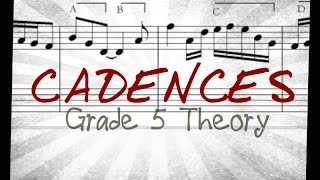 Cadences for Grade 5 Music Theory ABRSM explained  Easy [upl. by Ttsepmet]