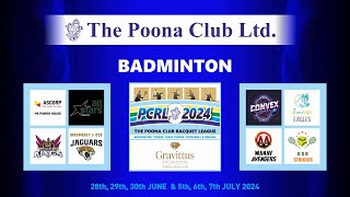 BADMINTON COURT 2  PCRL 2024  SECOND WEEK  DAY 3 [upl. by Okikuy949]