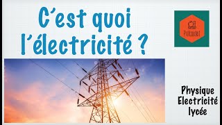 Cest quoi lélectricité [upl. by Sherer]