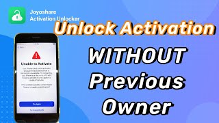 Unable to Activate iPhone How to Unlock iCloud Lock WITHOUT Previous Owner [upl. by Ylrebmyk854]