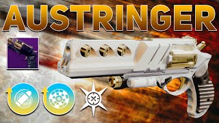 Austringer Enhanced GOD Roll The New 1 Hand Cannon  Destiny 2 Season of the Haunted [upl. by Eelarat]