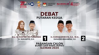 LIVE  Debat Publik Putaran Kedua Calon Bupati dan Calon Wakil Bupati Kabupaten Sleman 2024 [upl. by Holmes]