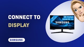 How to Connect Your Samsung Odyssey G5 Monitor with USBC to DisplayPort Cable [upl. by Aivital]