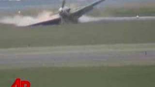 Raw Video Crash Landing at German Air Show [upl. by Shull]