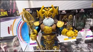 SDCC 2024 Marvel Legends Hasbro Booth Action Figure Display [upl. by Aggie]