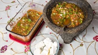 Salsa de molcajete [upl. by Tegirb]