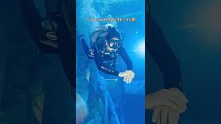 Worlds deepest pool adventure new viral fact pool water travel vlog music follow sub [upl. by Faunie]