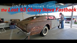 The Lost 63 Chevy Nova Fastback at the 2022 GM Nationals Carlisle [upl. by Nahshon]