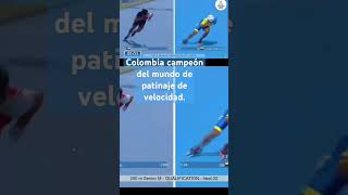 Colombia campeón mundial de patinaje de velocidad 2024 [upl. by Hubing568]