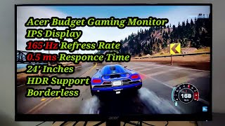 Best Budget Gaming Monitor from quotAcer Nitro Vg240Ysquot  Acer Nitro Vg240Ys [upl. by Yleve]