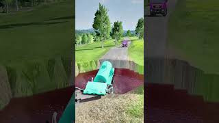 tankertruck truck pothole simulation shorts [upl. by Stultz]