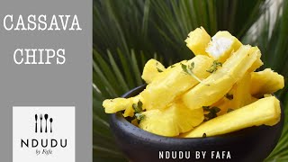 THE PERFECT CRUNCHY CASSAVA YUCA MANIOC CHIPS RECIPE MOGO [upl. by Ollecram]