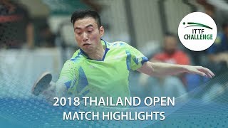 2018 Thailand Open Highlights  Masataka Morizono vs Xu Ruifeng Final [upl. by Blank534]