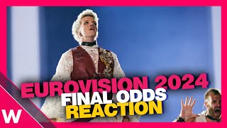 Eurovision 2024 odds Croatia and Israel favourites to win grand final [upl. by Odnomra]