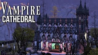 The Sims 4  VAMPIRE CATHEDRAL   Speed Build [upl. by Anrol]