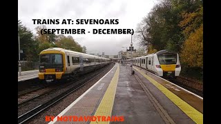 Trains At Sevenoaks September  December 2023 [upl. by Colombi]