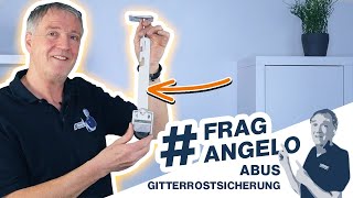 Frag Angelo – ABUS Gitterrostsicherung SCHÜTZE DEINEN KELLERSCHACHT  Marx24 [upl. by Odlabso]