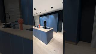 Trendfarbe 2025🤩kitchen küchenplanung küchendesign kitchendesign kitchen blue home interior [upl. by Bittner]