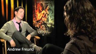 Jason Momoa talks Conan women beer and arm wrestles with Andrew Freund [upl. by Cobb]