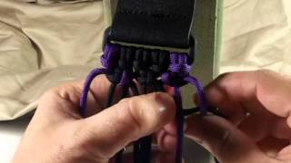 Rock Paracord  How to make a Triple Wide Cobra Weave [upl. by Domenico]