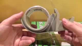 Scotch Box Sealing Tape Hand Dispenser H122 Review [upl. by Anemolif]